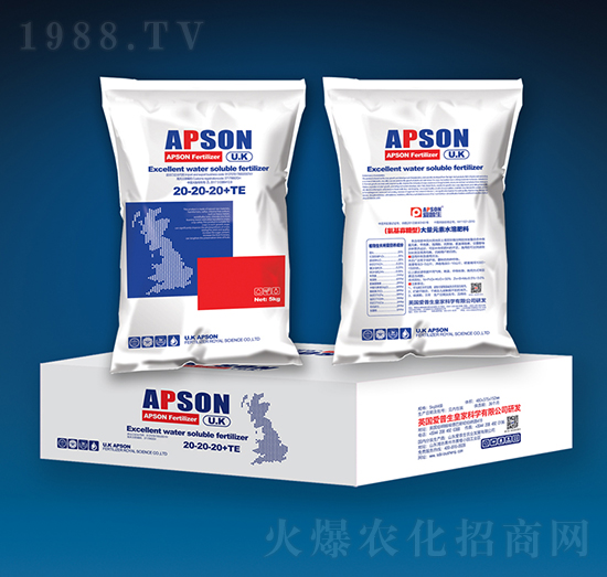 氨基寡糖大量元素水溶肥20-20-20+TE-愛普生