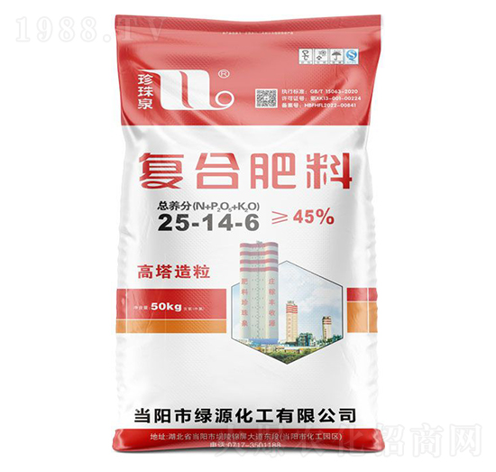 高塔造粒復(fù)合肥料25-14-6-珍珠泉-華強(qiáng)化工集團(tuán)