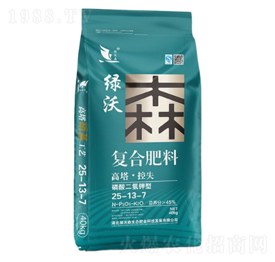 磷酸二氫鉀型復合肥料25-13-7-綠沃森