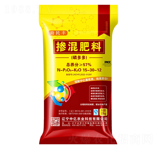 磷多多摻混肥料15-30-12-助民豐-中億農(nóng)業(yè)