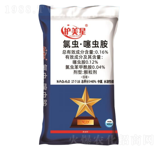 高含量氯蟲藥肥17-7-16-護(hù)美星-科尖生物