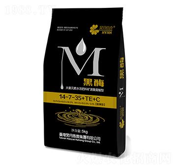 膨果型大量元素水溶肥礦源黃腐酸型14-7-35+TE+C-黑酶-昊月信合