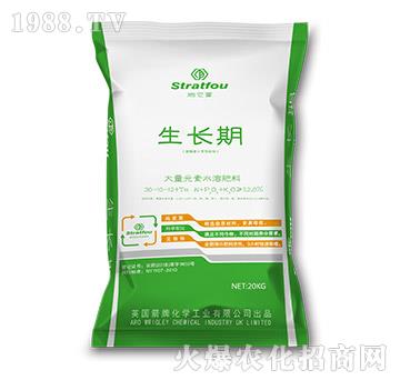 生長期大量元素水溶肥料30-10-12+TE-施它富-中禾動力