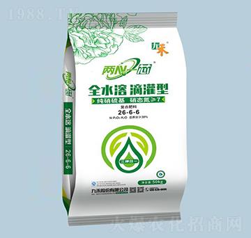 全水溶滴灌型復(fù)合肥料26-6-6-九禾-農(nóng)之友