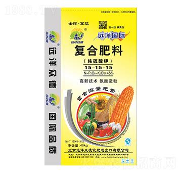 純硫酸鉀復合肥15-15-15-遠洋眾德