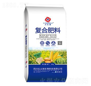 氯鉀型復(fù)合肥料26-6-8-興旺露-紅土地