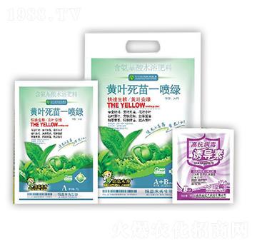 含氨基酸水溶肥料-黃葉死苗一噴綠+高抗病毒誘導(dǎo)素-金億豐