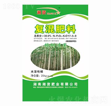 桉樹專用復混肥料17-5-8-湘資