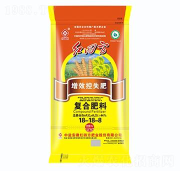 40kg增效控失復(fù)合肥料18-18-8-紅四方