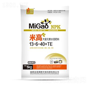 大量元素水溶肥13-6-40+TE-米高-圣氏潤(rùn)