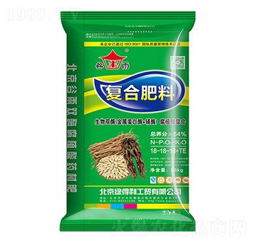 生物雙酶復(fù)合肥料18-18-18+TE-綠得利