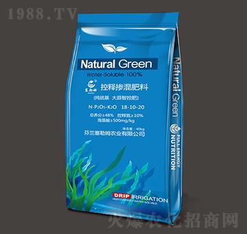 40kg控釋摻混肥18-10-20+TE-五梁紅