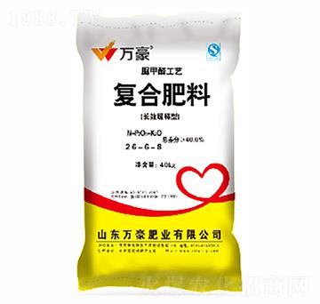 脲甲醛玉米專用復合肥26-6-8-萬豪