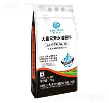 大量元素水溶肥料12-5-39+FA+TE-貝力豐