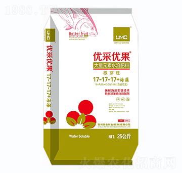 大量元素水溶肥17-17-17+海藻-優(yōu)采優(yōu)果-中墾農恩