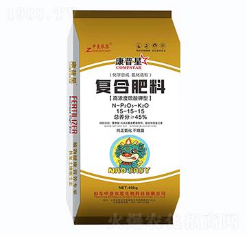高濃度硫酸鉀型復合肥料15-15-15-康普星-中墾農恩