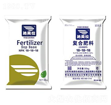 50kg高塔純硫基-全水溶滴灌復(fù)合肥18-18-18-迪美拉