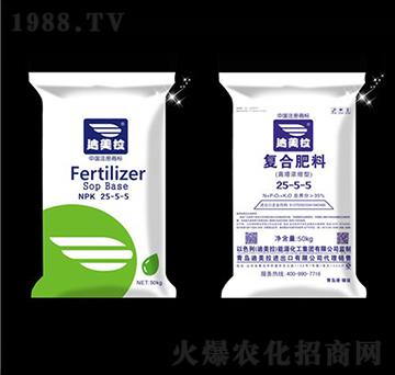 50kg高塔純硫基水溶型復(fù)合肥料25-5-5-迪美拉