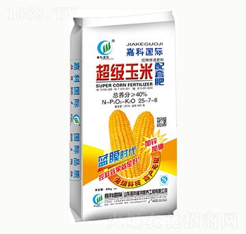超級(jí)玉米配套肥25-7-8-嘉科