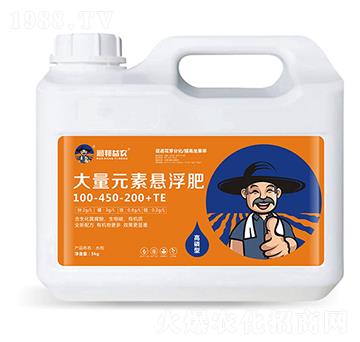 高磷型大量元素懸浮肥100-450-200+TE-潤(rùn)邦益農(nóng)