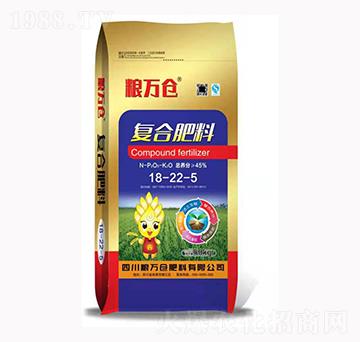 50kg復(fù)合肥料18-22-5-糧萬倉肥料