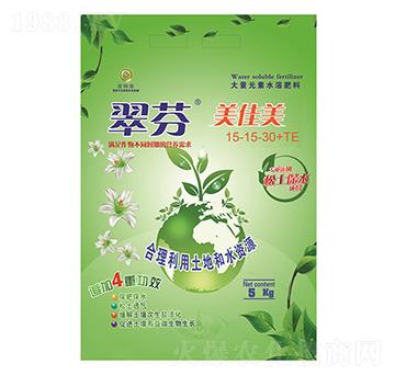 高鉀型大量元素水溶肥15-15-30+TE-翠芬美佳美-百陽墾