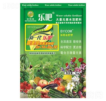 1kg高氮高鉀型大量元素水溶肥20-10-30+TE-樂吧喜美樂-百陽墾