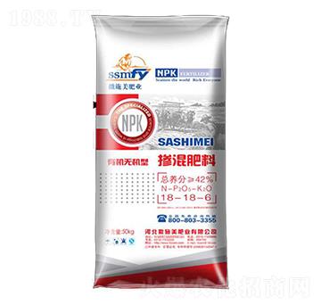 有機無機型摻混肥料18-18-6-撒施美