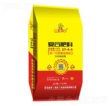 25kg復(fù)合肥料27-4-4-京云盛豐