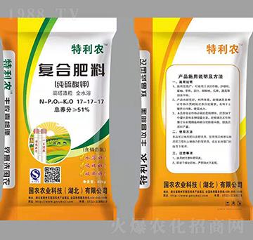 純硫酸鉀復合肥料17-17-17-特利農(nóng)-國農(nóng)農(nóng)業(yè)