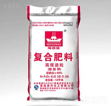 高塔造粒硫酸鉀復(fù)合肥料18-5-26-海德曼-富升化工