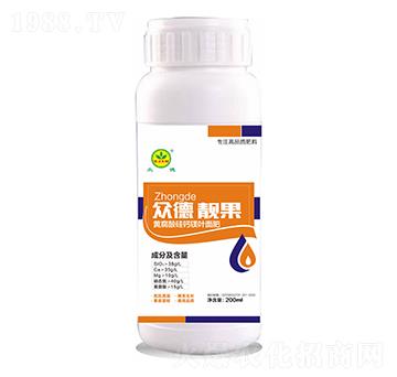 黃腐酸硅鈣鎂葉面肥-眾德靚果-眾德肥料