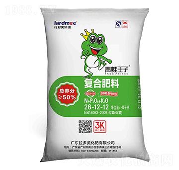 復合肥料-（26-12-12）腐植酸鉀型-青蛙王子