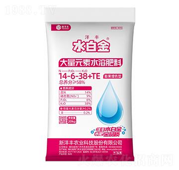 膨果增色型大量元素水溶肥料14-6-34+TE-水白金-樂開懷