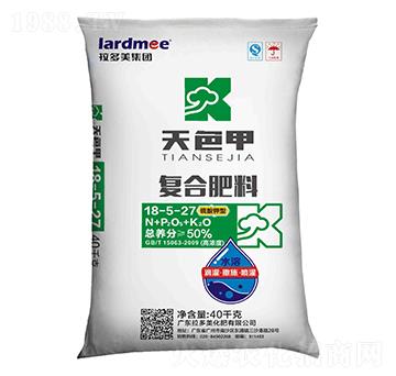 40KG硫酸鉀型復合肥料18-5-27-天色甲-拉多美