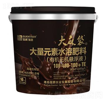大量元素水溶肥料100-400-100+TE-大麻袋-昆騰生物