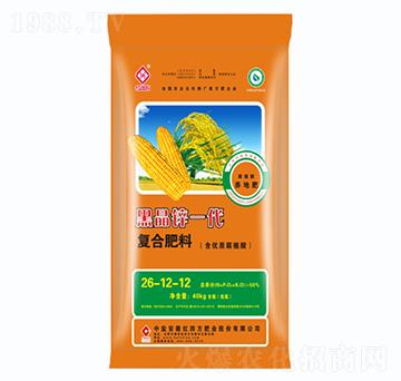 含腐植酸養(yǎng)地型復(fù)合肥料26-12-12-黑晶鋅一代-紅四方