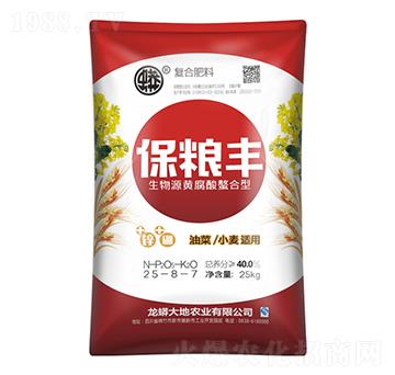 油菜小麥適用復(fù)合肥料25-8-7-保糧豐-龍蟒磷化工