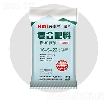 聚谷氨酸復合肥料16-5-23硫基-黃麥嶺