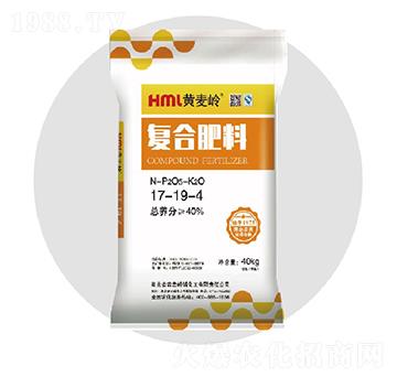 復合肥料17-19-4中氯-黃麥嶺