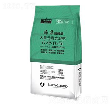 大量元素水溶肥料17-17-17+TE-海藻藍能量-特萊爾-中農