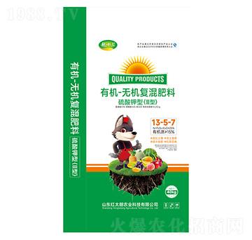 硫酸鉀型有機無機復(fù)混肥料13-5-7-乾十三-紅太朗農(nóng)業(yè)