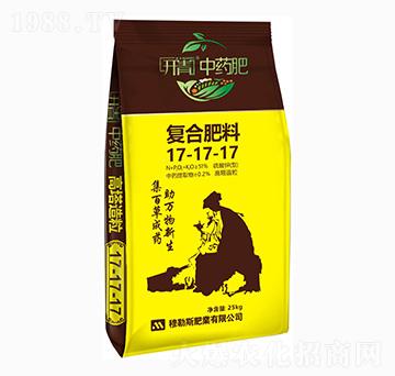 硫酸鉀型高塔造粒復合肥料17-17-17-開青中藥肥-穆勒斯肥業(yè)