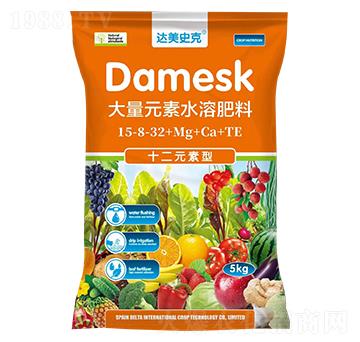 十二元素型大量元素水溶肥15-8-32+Mg+Ca+TE-達(dá)美史克