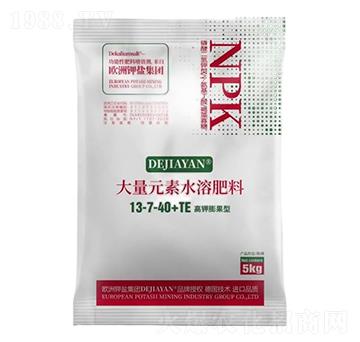 高鉀膨果型大量元素水溶肥料13-7-40+TE-德鉀鹽國際
