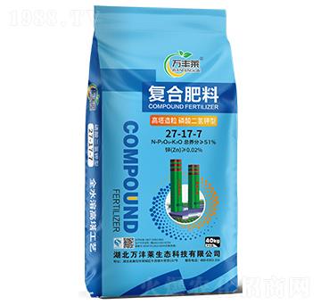 高塔造粒磷酸二氫鉀型復(fù)合肥料27-17-7-萬豐萊-頓貝